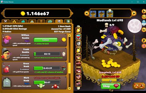 To unlock a new zone, you have to consecutively defeat a set amount. . Coolmathgames clicker heroes